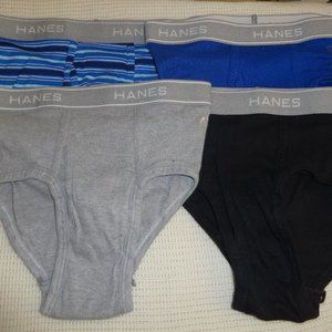LOT OF 8 HANES BOYS BRIEFS UNDERWEAR SIZE L NWOT